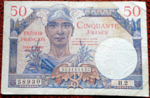 50 francs Trésor Français type 1947