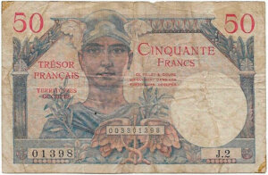 50 francs Trésor Français type 1947