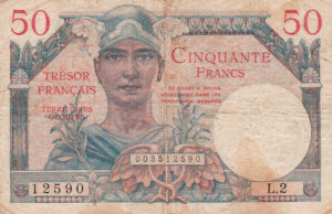 50 francs Trésor Français type 1947