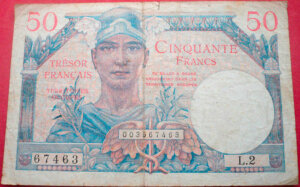 50 francs Trésor Français type 1947