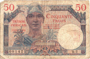 50 francs Trésor Français type 1947