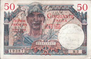 50 francs Trésor Français type 1947