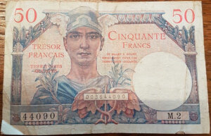 50 francs Trésor Français type 1947