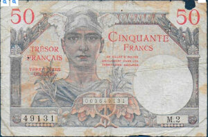 50 francs Trésor Français type 1947