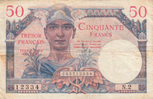 50 francs Trésor Français type 1947