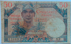 50 francs Trésor Français type 1947