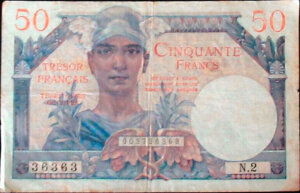 50 francs Trésor Français type 1947