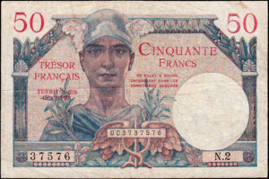 50 francs Trésor Français type 1947