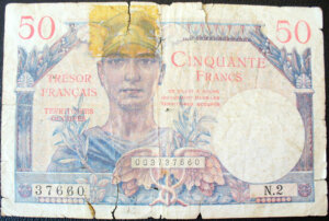 50 francs Trésor Français type 1947