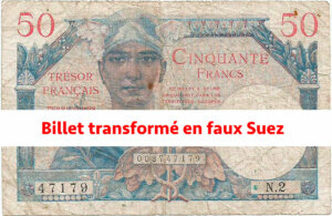 50 francs Trésor Français type 1947