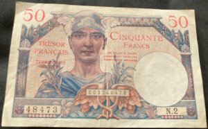 50 francs Trésor Français type 1947