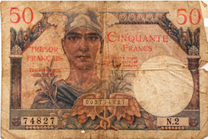 50 francs Trésor Français type 1947