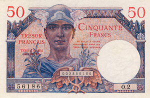 50 francs Trésor Français type 1947