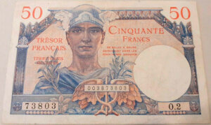 50 francs Trésor Français type 1947