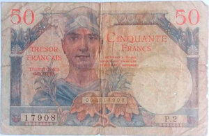 50 francs Trésor Français type 1947