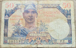 50 francs Trésor Français type 1947