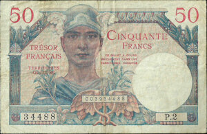 50 francs Trésor Français type 1947