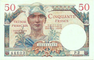 50 francs Trésor Français type 1947