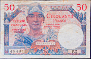 50 francs Trésor Français type 1947