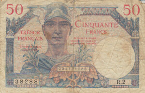 50 francs Trésor Français type 1947