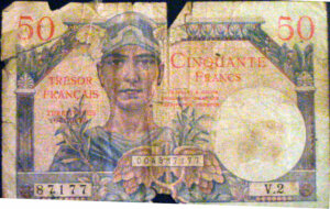 50 francs Trésor Français type 1947