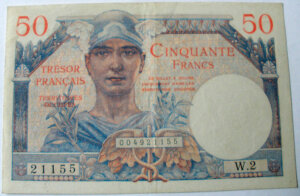 50 francs Trésor Français type 1947