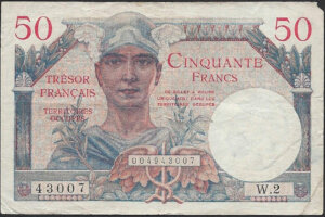 50 francs Trésor Français type 1947