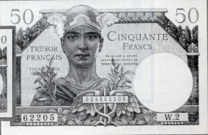 50 francs Trésor Français type 1947