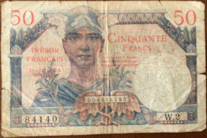 50 francs Trésor Français type 1947