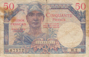 50 francs Trésor Français type 1947