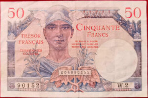 50 francs Trésor Français type 1947