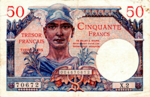 50 francs Trésor Français type 1947