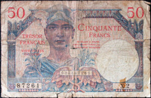 50 francs Trésor Français type 1947