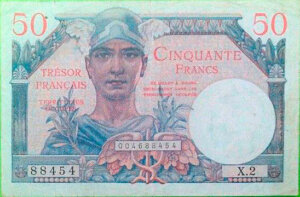 50 francs Trésor Français type 1947