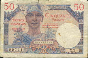 50 francs Trésor Français type 1947