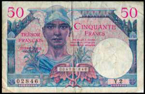 50 francs Trésor Français type 1947