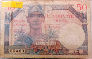 50 francs Trésor Français type 1947