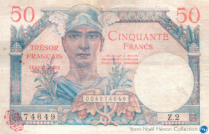 50 francs Trésor Français type 1947