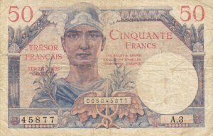 50 francs Trésor Français type 1947