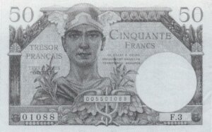 50 francs Trésor Français type 1947