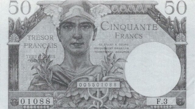 50 francs Trésor Français type 1947