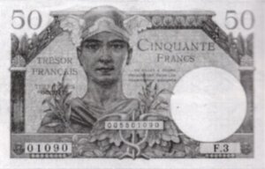 50 francs Trésor Français type 1947