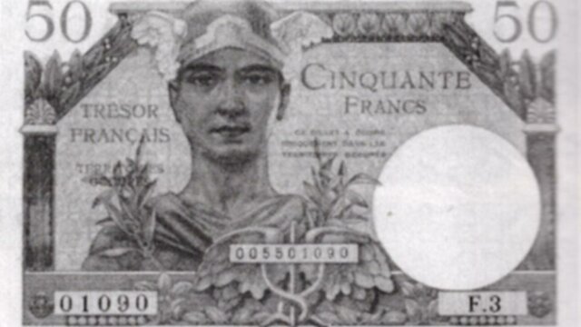 50 francs Trésor Français type 1947