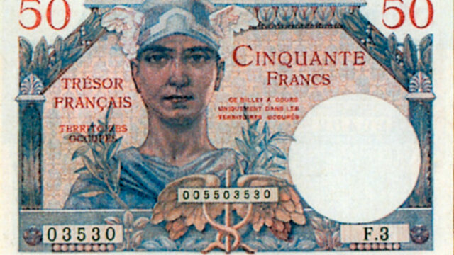 50 francs Trésor Français type 1947