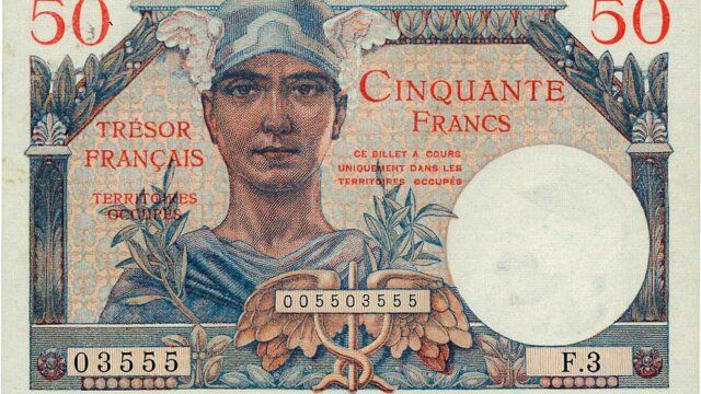 50 francs Trésor Français type 1947