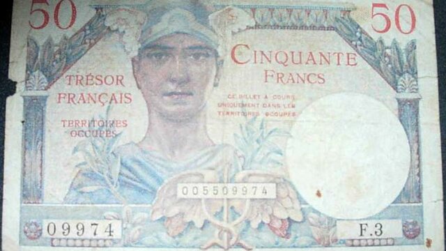 50 francs Trésor Français type 1947