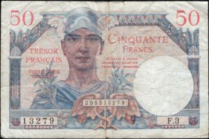 50 francs Trésor Français type 1947