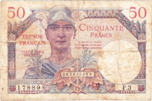 50 francs Trésor Français type 1947