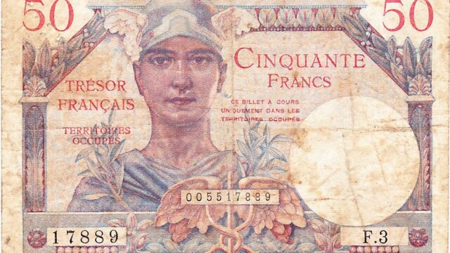 50 francs Trésor Français type 1947