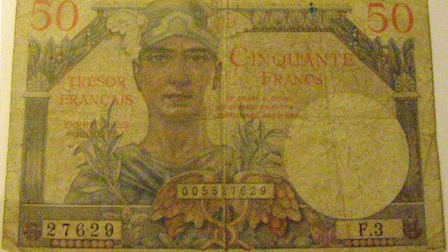 50 francs Trésor Français type 1947